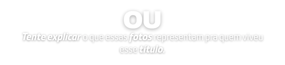 Outro momento, mesma intensidade